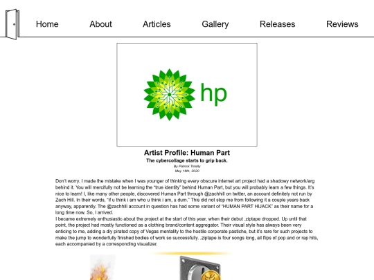 articles/6-Artist-Profile-Human-Part screenshot