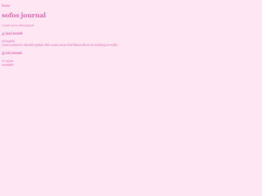 sofosjournal2 screenshot