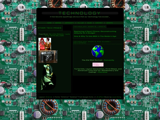 Tech screenshot
