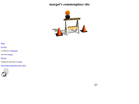 margot's commonplace site