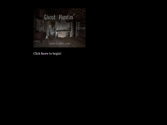 GhostHuntinFinal screenshot