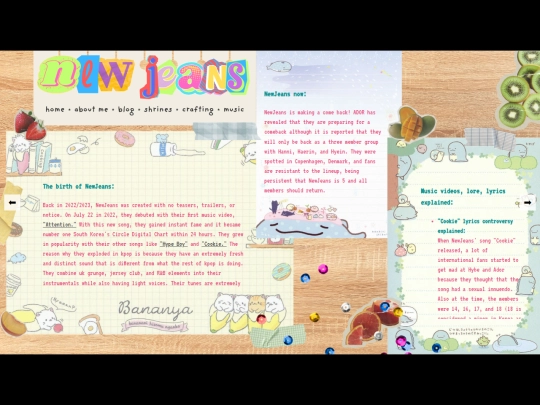 newjeansweb screenshot