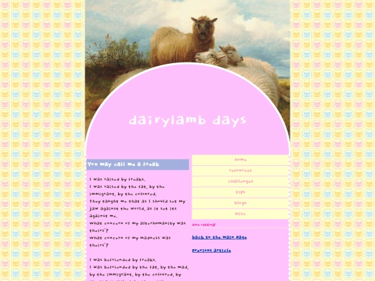 essays/freaks-poem screenshot