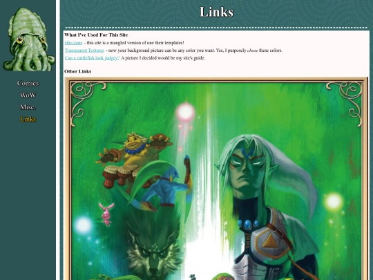 links screenshot
