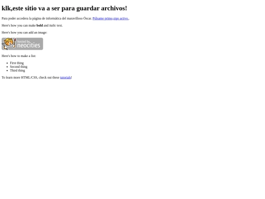 index screenshot