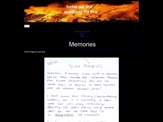 memories screenshot