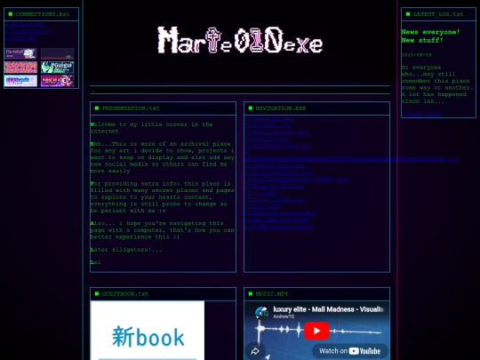 index screenshot