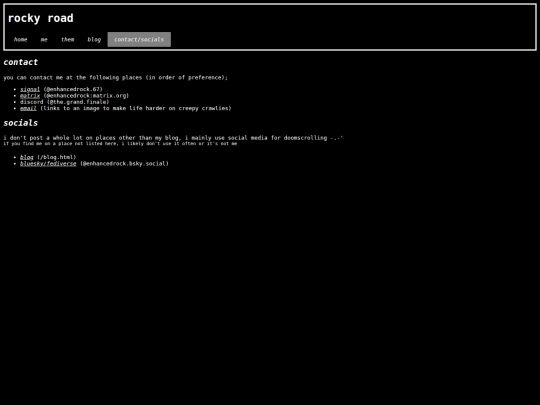 contact screenshot