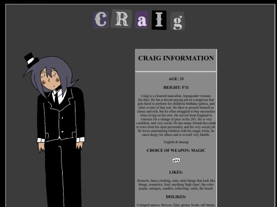Craig screenshot