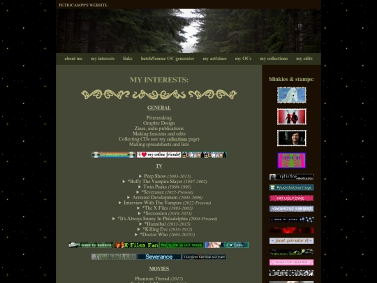 interests screenshot