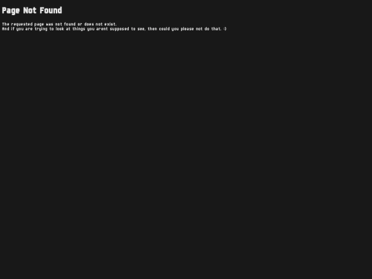 not_found screenshot