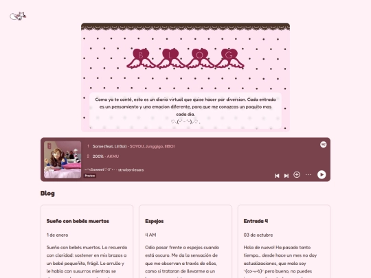 blog screenshot