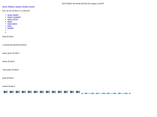 dividers screenshot