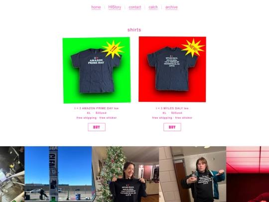 merch screenshot