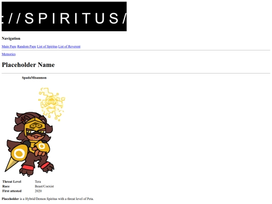 projects/spiritus/dex/placeholder screenshot