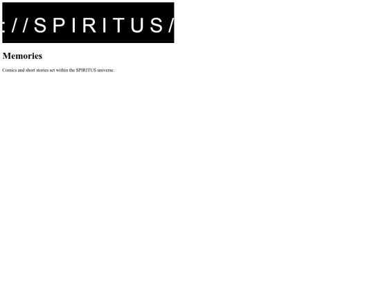 projects/spiritus/memory screenshot