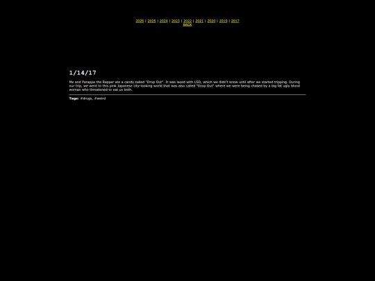 writing/dreams/2017 screenshot