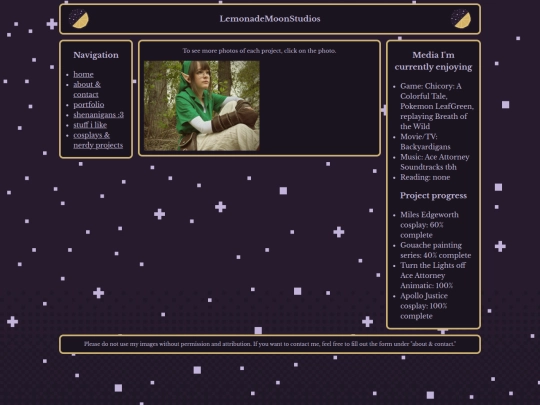 cosplays and nerdy stuff screenshot