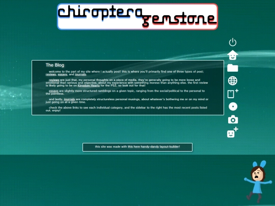 blog/home screenshot