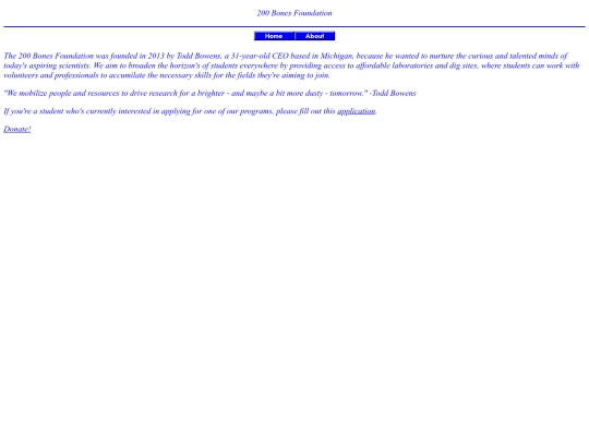 information screenshot