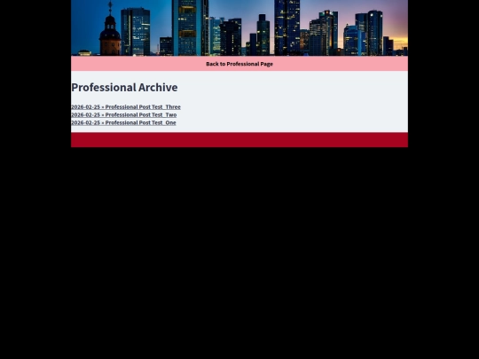 professional_archive screenshot
