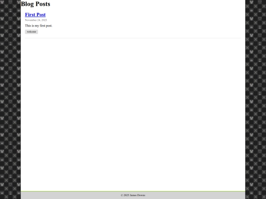 blog screenshot