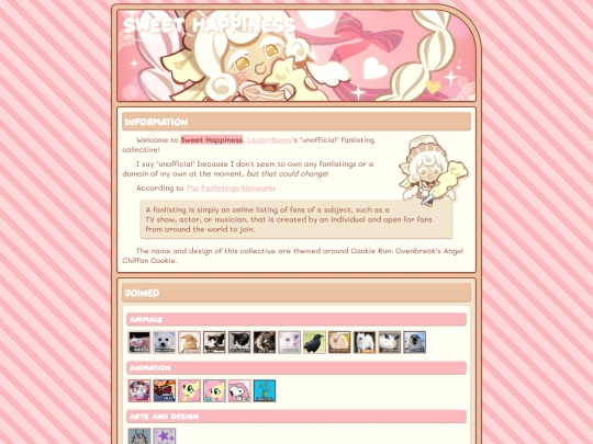 fanlistings screenshot