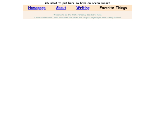 favorites screenshot