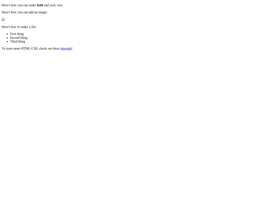 index screenshot