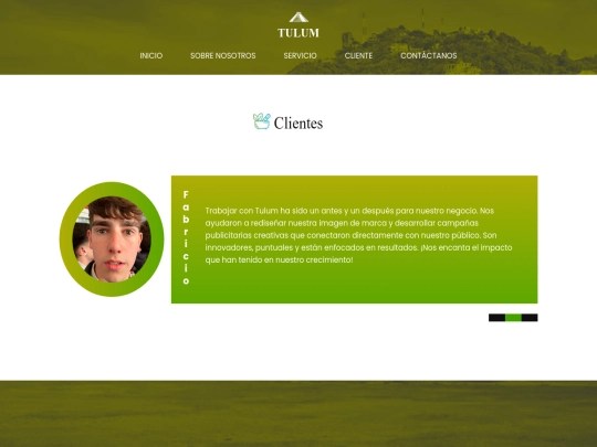 client screenshot