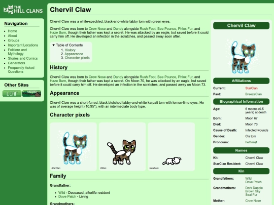 cats/chervil claw screenshot