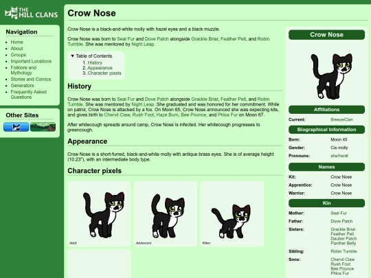 cats/crow nose screenshot