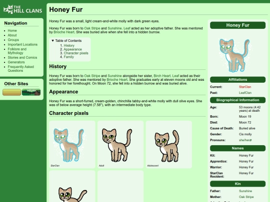 cats/honey fur screenshot