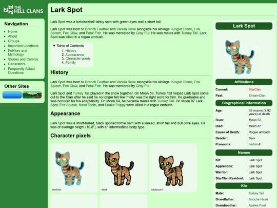 cats/lark spot screenshot