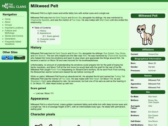 cats/milkweed pelt screenshot