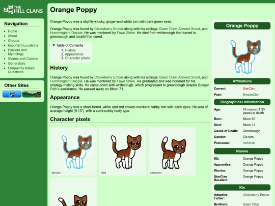 cats/orange poppy screenshot