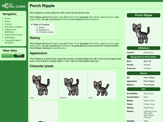 cats/perch ripple screenshot