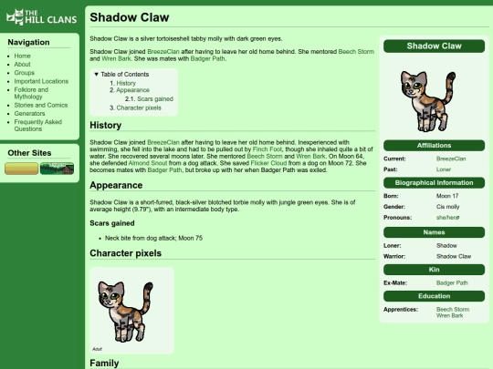 cats/shadow claw screenshot