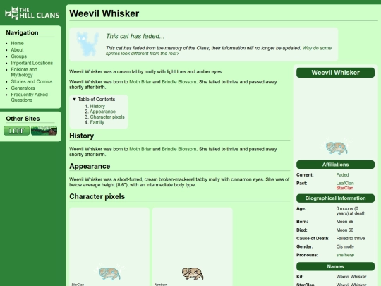 cats/weevil whisker screenshot