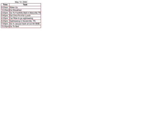 scheduleassignment screenshot