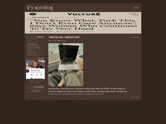 microblog screenshot