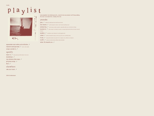 playlists screenshot