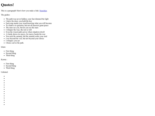 Quotes screenshot