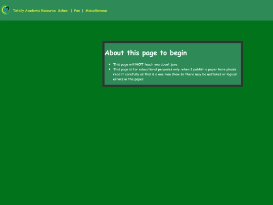 School/Java screenshot