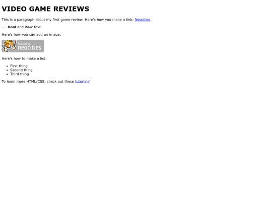 index screenshot