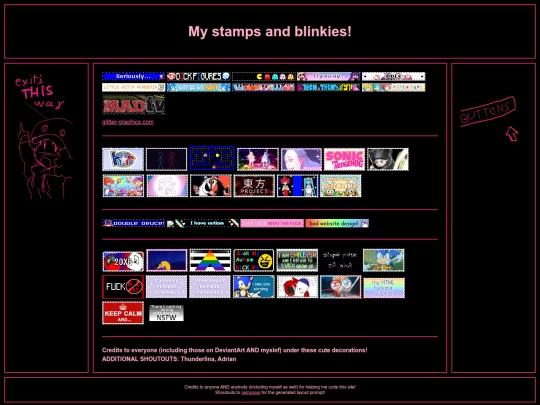 blinkingstamps screenshot