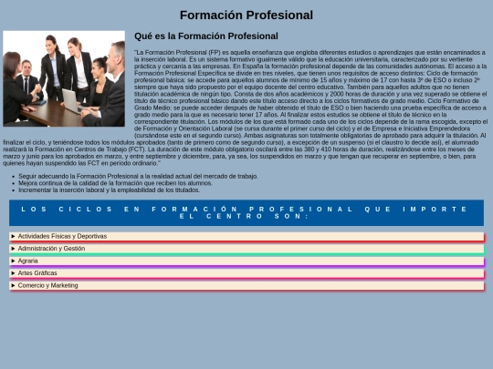 Formacion Profesional/formacionprofesional screenshot