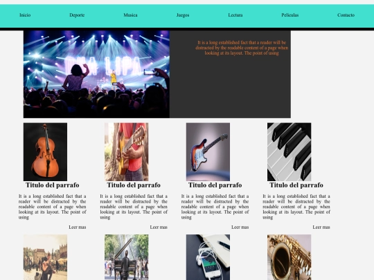 Ocio/musica screenshot