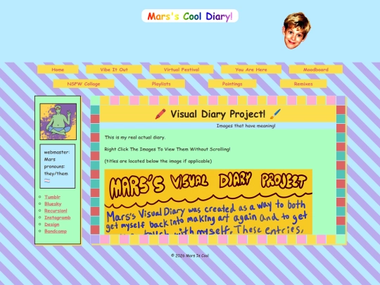 diary screenshot