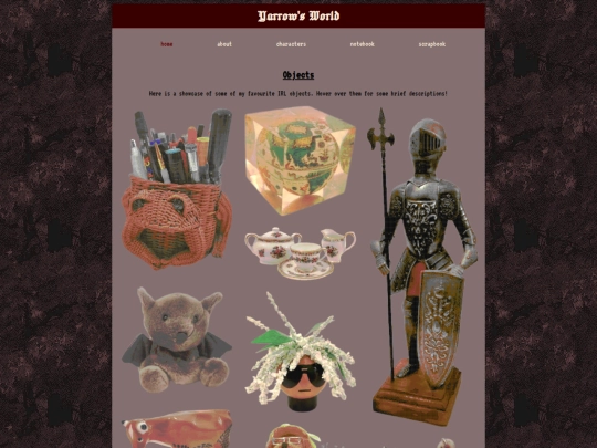 objects screenshot